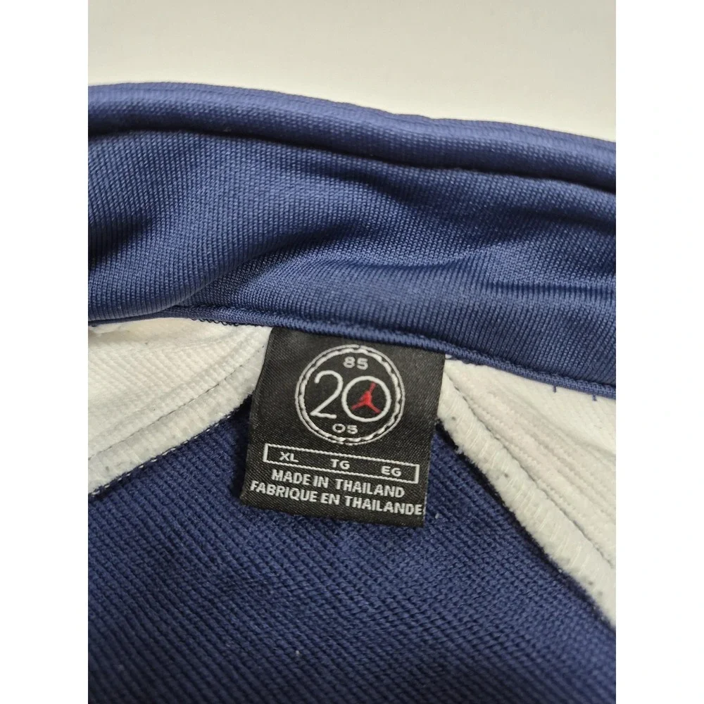 Jordan Track Jacket Mens XL Blue White Full Zip Colorblock Jumpman Logo Athletic